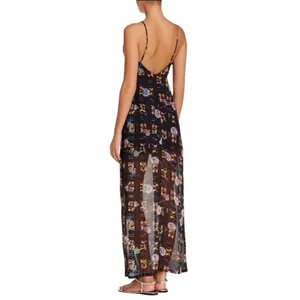 MINKPINK Jungle Fever Maxi Dress Multi Leopard Floral‎ Print XS IS15S1473 NEW thumbnail 2