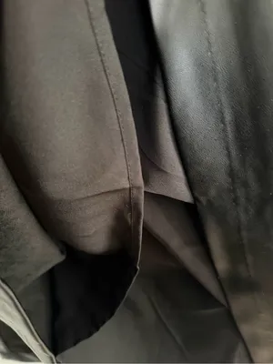 Old Navy Black Faux-Leather Wrap Mini Skirt thumbnail 6