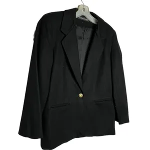 Vintage Savannah Wool‎ Black Blazer Size M thumbnail 2