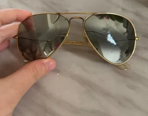 Vintage Ray Ban Gold Tone Metal Grey Polarized Aviator Sunglasses thumbnail 1