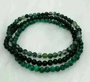 Green Themed Bundle 4mm Beaded Bracelet thumbnail 1