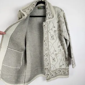 Vintage Cardigan Indutexsa Floral Knit Coastal Grandma Sweater thumbnail 6