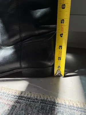 Leather Frye Riding Boots Black thumbnail 9