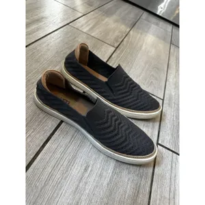 UGG Women’s Sammy Chevron Slip On Dark Grey Sz 8.5 Knit Comfortable Casual thumbnail 5