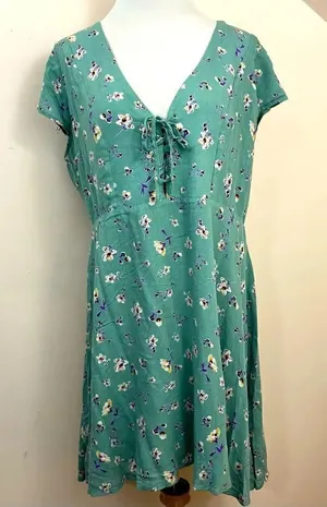 Showpo Secret Cure Mini Dress Mint floral 14 thumbnail 1