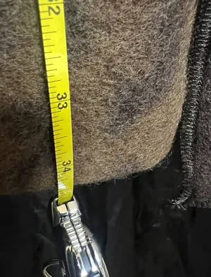 Women’s TRIBAL Wool Blend Coat: brown with Jaguar Print Size:4 thumbnail 5