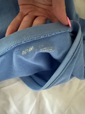 Aerie blue crossover top  thumbnail 3