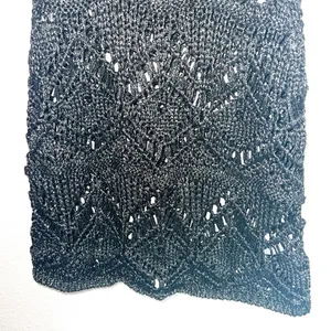 Express Y2K Black Crochet Tank Top Vest Top thumbnail 8