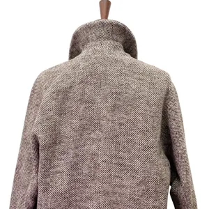 Vintage 1950s Tweed Maxi Coat Small Brown Hand Tailored Dumas California thumbnail 8