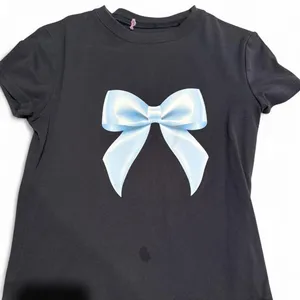 pacsun black and blue bow tee thumbnail 1
