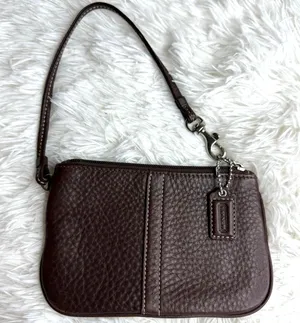 y2k COACH Brown Wristlet thumbnail 1