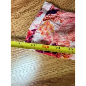 Billabong Pink Floral Boho Romper V-Neck Ruffle Hem Size‎ 6 thumbnail 8