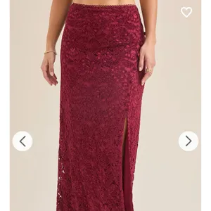NEW Altar’d State Burgundy Maxi Skirt Size XXL NWT thumbnail 2