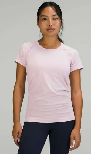 Lululemon Swiftly Tech Short Sleeve Shirt Hip Length 2.0 Pink Peony Size 8 thumbnail 1