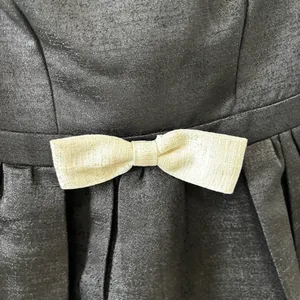 Petal & Pup VALENTINA MINI BOW DRESS - BLACK/IVORY Size XS thumbnail 3