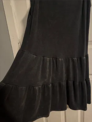 wild fable Black Tiered Slip Mini Dress thumbnail 4