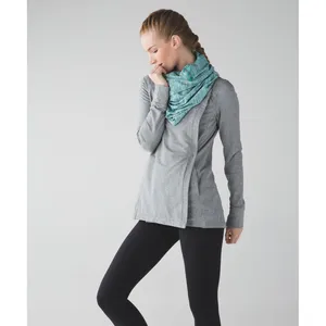 Lululemon Vinyasa Scarf‎ *Rulu Space Dye Camo Alberta Lake Fresh Teal Infinity thumbnail 2