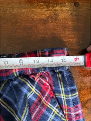 Aerie Cozy Plaid Flannel Lounge Pants with Drawstring Waist and Button Detail thumbnail 6