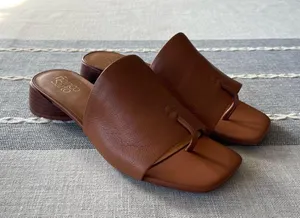 NEW Franco Sarto Loran Sandals in Brown Leather Size 8.5 Wide thumbnail 4