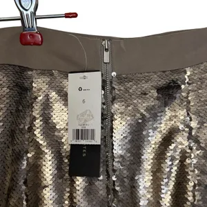 Banana Republic‎ Women Mini Skirt Metallic Sequin Pencil Disco Party Glam 6 NWT thumbnail 7