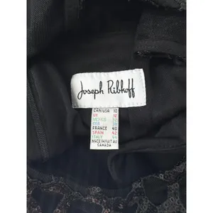 Joseph Ribkoff Black Sequin Mesh Overlay Sheath Dress‎ Womens 10 Sleeveless thumbnail 6