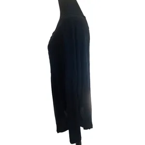 Black Leo Henley Waffle Knit thumbnail 9