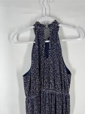 HD in Paris Anthropologie Pleated Halter Dress M‎ Petite thumbnail 10