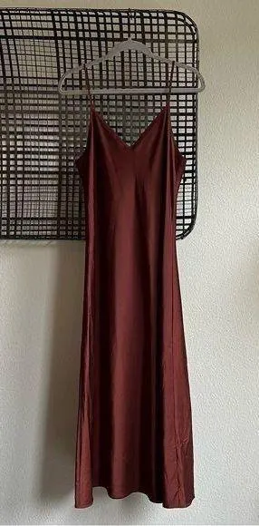 ALLSAINTS Hera satin slip dress thumbnail 1