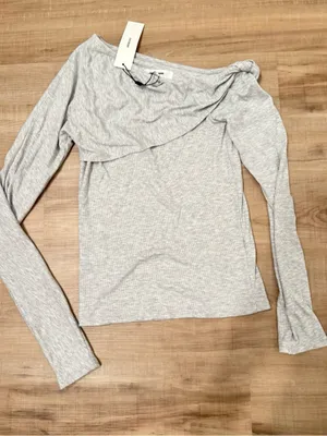 Joah Brown OFF SHOULDER TWIST LONG SLEEVE, NWT! thumbnail 2