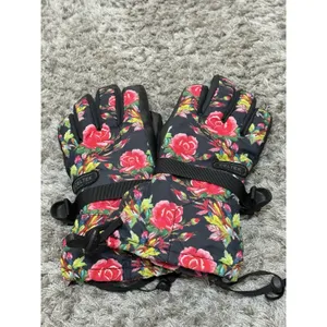 Celtek Women’s Floral Snowboard Ski Gloves Winter Insulated Size XS thumbnail 2