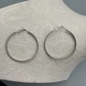 Hoop Earrings Silver thumbnail 2