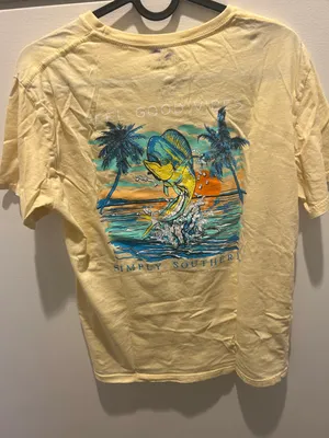 Simply Southern Yellow Short Sleeve Graphic Tshirt thumbnail 1