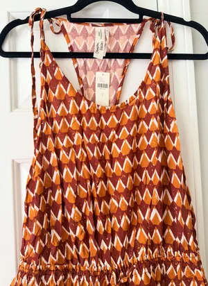Anthropologie Graham Keegan Sleeveless Pintuck Jumpsuit, Size L thumbnail 8