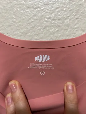Parade Seamless “Nearly Naked” Thong Square Neck Bodysuit Dusty Rose Size Medium thumbnail 3