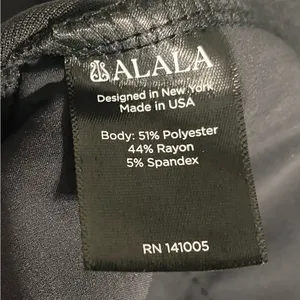 ALALA Black Phoebe Trousers Pleated Athleisure Joggers Small thumbnail 8