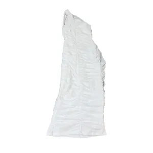 NWT OYS SZ Medium Sexy Bodycon One Shoulder Sleeveless Ruched Midi Dress Formal thumbnail 2