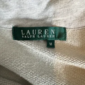 Lauren Ralph Lauren Gray Full‎ Jacket Suede Trim Shoulders Pockets Size Medium thumbnail 5