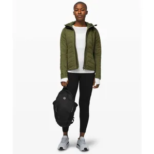 Sz 6 $228 Lululemon Another Mile Jacket Landscape Green No Hood thumbnail 2