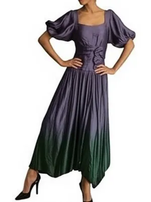 Vintage House of Bianchi 80s Formal Prom Evening Dress Size Large thumbnail 1