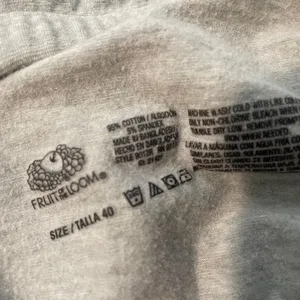 Fruit of the Loom Light Gray Sports Bra thumbnail 2