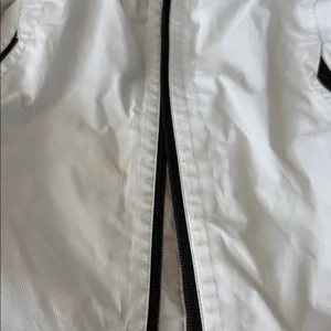 The North Face White and Gray Outdoor Jacket thumbnail 3