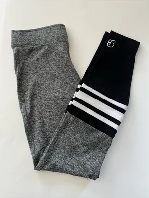 Bombshell sportswear OG sock leggings black grey medium thumbnail 3