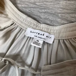 Current Air tiered pleat skirt mini dress sz M‎ anthropologie thumbnail 3