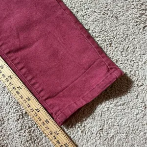 PrAna Women's Burgundy Red Orangic Cotton Skinny Leg‎ Pants Size 4/27 thumbnail 7