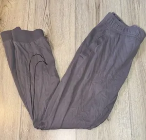 Nike Women's Gray grey black Leggings tights thumbnail 1