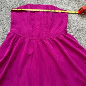 Band of the Free Strapless Fuchsia Party Dress thumbnail 4