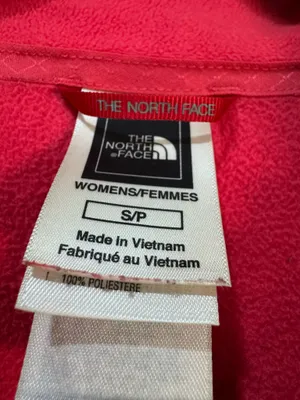 Pink The North Face Lightweight Fleece Jacket Size S EUC thumbnail 6