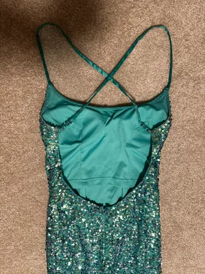 Prom Dress Green Size 0 thumbnail 3