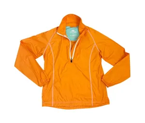 Peter Millar Element Quarter Zip Orange Windbreaker Active Golf Jacket Size XS thumbnail 1