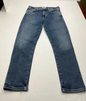 Agolde Toni Mid Rise Straight Ankle Womens Size 26 Blue Denim Jean‎ Five Pockets thumbnail 1
